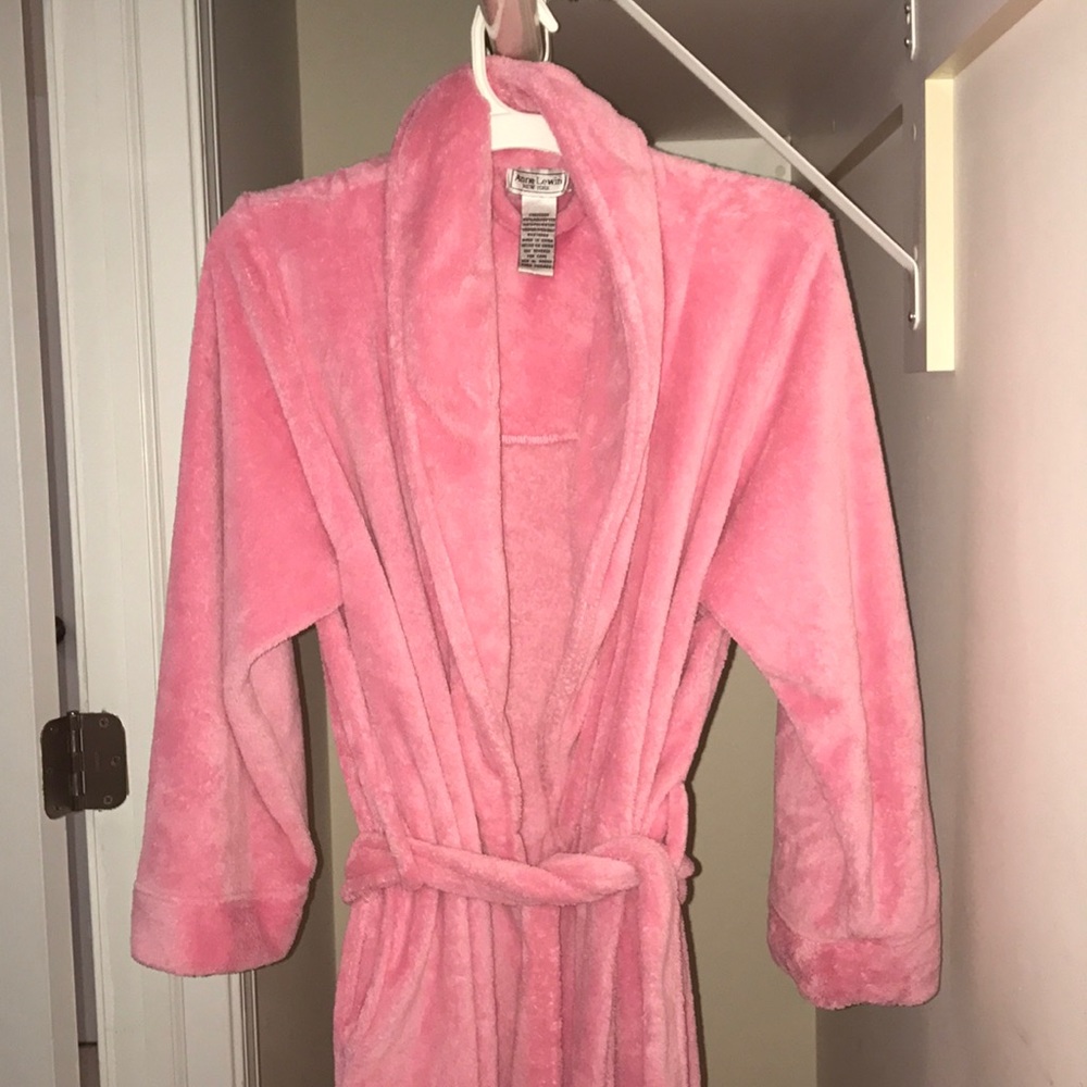Full Length Pink Fuzzy Robe